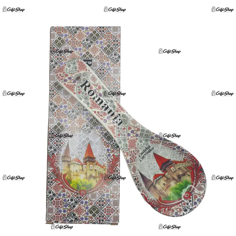 Suport lingura din ceramica castelul corvinilor, romania